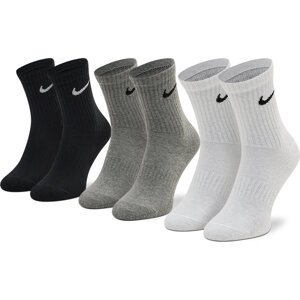 Sada 3 párů vysokých ponožek unisex Nike SX7664-964 Barevná