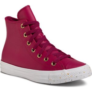 Sneakersy Converse Ctas Hi 566723C Rose Maroon/Gold/White