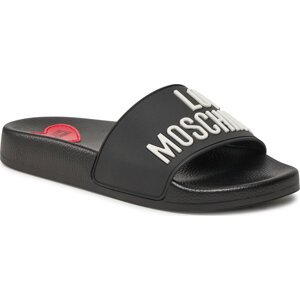 Nazouváky LOVE MOSCHINO JA28052G1II14000 Nero/Bianco