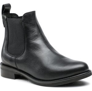 Kotníková obuv s elastickým prvkem Eksbut 6D-6562-R74 Černá