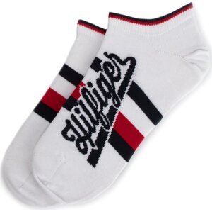 Sada 2 párů pánských nízkých ponožek Tommy Hilfiger 392001001 White 300