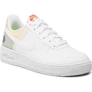 Boty Nike Air Force 1 Crater (GS) White/White/Orange