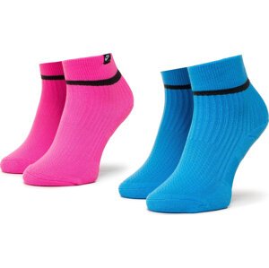 Sada 2 párů nízkých ponožek unisex Nike SK0262-967 Růžová