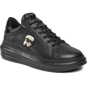 Sneakersy KARL LAGERFELD KL52530N Black Lthr/Mono 00X