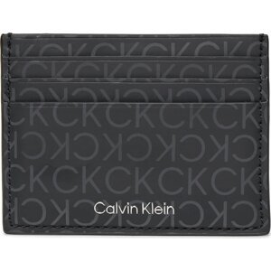 Pouzdro na kreditní karty Calvin Klein Rubberized Cardholder 6Cc K50K511256 Uv Mono Black 0GL