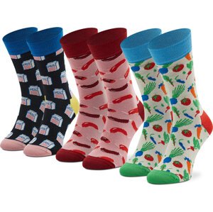 Klasické ponožky Unisex Happy Socks XFOD08-0200 Barevná