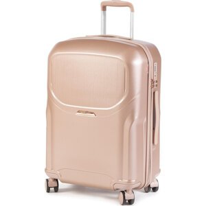 Střední Tvrdý kufr WITTCHEN 56-3P-132-77 Růžová
