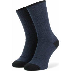 Sada 2 párů pánských vysokých ponožek Camel Active 6510 Indigo Mel 546