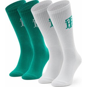 Pánské klasické ponožky Tommy Hilfiger 701221053 Green 003