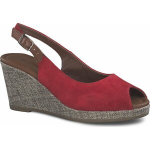 Sandály Tamaris 1-28375-20 Red/Cuoio 545