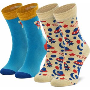 Vysoké dětské ponožky Happy Socks KISP02-2200 Barevná