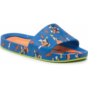 Nazouváky Melissa Mini Melissa Beach Slide + Mic 33393 Blue/Orange 53723