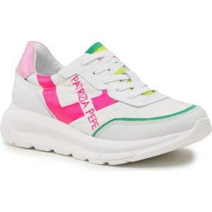 Sneakersy Patrizia Pepe PJ206.20 S Bianco/Fuxia