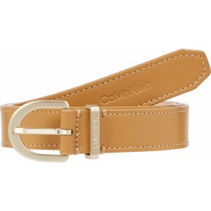 Dámský pásek Calvin Klein Ck Must Loop Rnd Belt K60K610158 Brown Sugar GA5