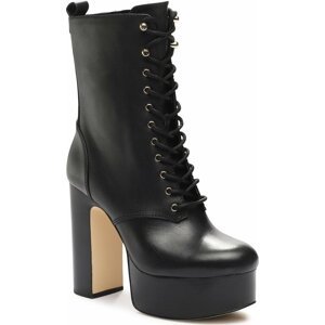 Polokozačky MICHAEL Michael Kors Natasha Lace Up Bootie 40F3NAME6L Černá