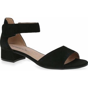 Sandály Caprice 9-28212-20 Black Suede 4