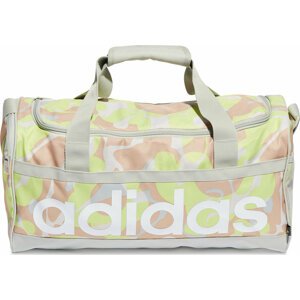 Taška adidas Linear Graphic Duffel Bag (Small) IJ5638 Multco/Wonsil/White