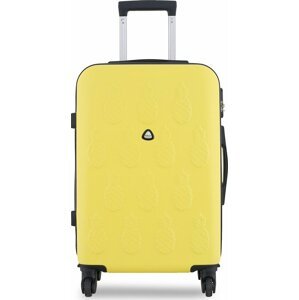 Velký tvrdý kufr Semi Line T5619-6 Žlutá