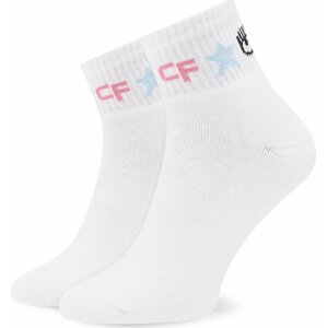 Dámské klasické ponožky Chiara Ferragni 73SB0J23 Bright White 007