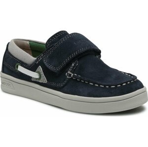 Polobotky Geox J Djrock B. A J025VA 02210 C4248 S Navy/Green