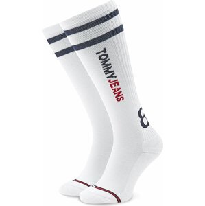 Klasické ponožky Unisex Tommy Jeans 701220281 White 003