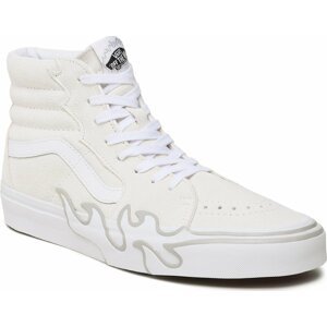 Sneakersy Vans Sk8-Hi Flame VN0005UJWWW1 Suede White/White