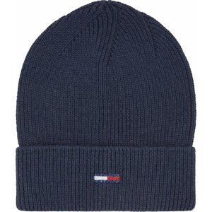 Čepice Tommy Jeans Tjw Flag Beanie AW0AW15474 Twilight Navy C87