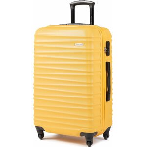 Střední Tvrdý kufr WITTCHEN 56-3A-312-50 Žlutá