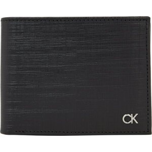Pánská peněženka Calvin Klein Ck Must Trifold 10Cc W/Coin K50K510878 Ck Black Check BAX