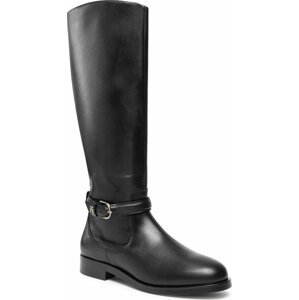 Kozačky Tommy Hilfiger Elevated Essential Longboot FW0FW07484 Black BDS