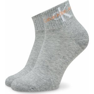 Sada 2 párů dámských nízkých ponožek Calvin Klein Jeans 701225317 Orange / Grey 002