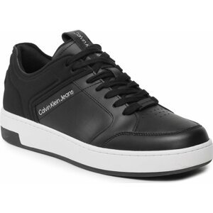 Sneakersy Calvin Klein Jeans Basket Cupsole High/Low Freq YM0YM00611 Black BDS