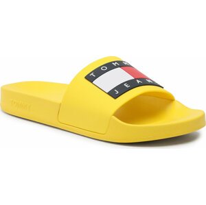 Nazouváky Tommy Jeans Pool Slide Ess EM0EM01191 Star Fruit Yellow ZGQ