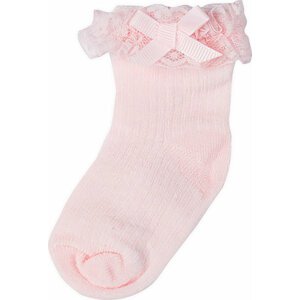 Vysoké dětské ponožky Mayoral 9480 Pale Blush 26