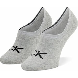 Dámské kotníkové ponožky Calvin Klein 701218773 Light Grey Melange 003