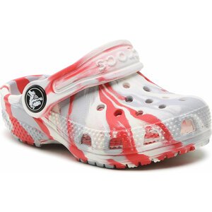 Nazouváky Crocs Classic Marbled Clog T 206838 White/Flame