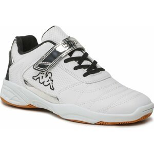 Sneakersy Kappa 260819MFT White/Silver 1015