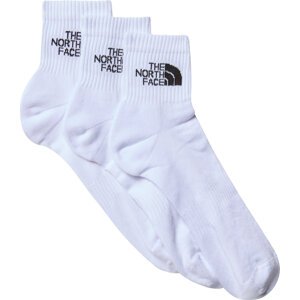 Sada 3 párů pánských vysokých ponožek The North Face NF0A882GFN41 Tnf White