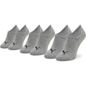 Sada 2 párů kotníkových ponožek unisex Puma 907981 03 Middle Grey Melange