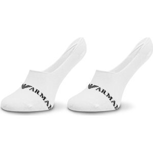 Sada 3 párů pánských ponožek Emporio Armani 306227 4R254 16510 Bianco/Bianco/Bianco