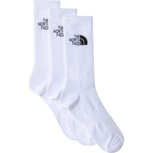 Sada 3 párů pánských vysokých ponožek The North Face NF0A882HFN41 Tnf White