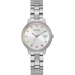 Hodinky Guess Three Of Hearts GW0657L1 SILVER/SILVER