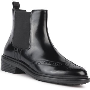 Kotníková obuv s elastickým prvkem Geox D Walk Pleasure D36TGD 00038 C9999 Black