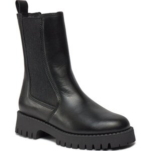 Kotníková obuv s elastickým prvkem Tamaris 1-26838-41 Black Leather 003
