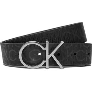 Dámský pásek Calvin Klein Ck Logo Belt 3.0 Epi Mono K60K611902 Black Epi Mono 0GJ