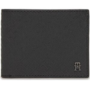 Velká pánská peněženka Tommy Hilfiger Th Monogram Mini Cc Wallet AM0AM11849 Black BDS