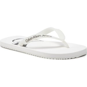 Žabky Calvin Klein Jeans Beach Sandal Monogram Tpu YM0YM00055 Bright White 02S