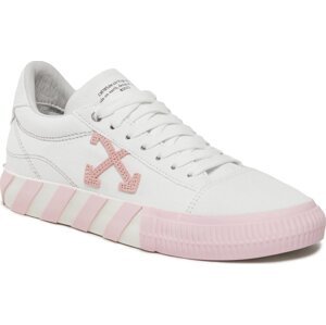 Sneakersy Off-White Low Vulcanized OWIA178S22FAB0013001 Pink/White