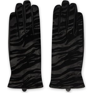 Dámské rukavice ONLY Janice 15270030 Black With Detail Zebra