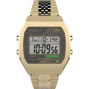 Hodinky Timex T80 TW2V74300 Gold/Gold